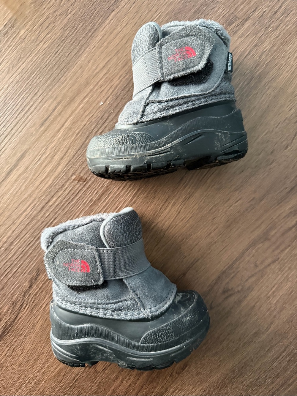 The North Face Kids Gray Winter Boots